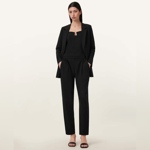 All Saints | Aleida Lightweight Tri B Trousers, Size 0 (Waist 13 1/2") - Picture 4 of 15